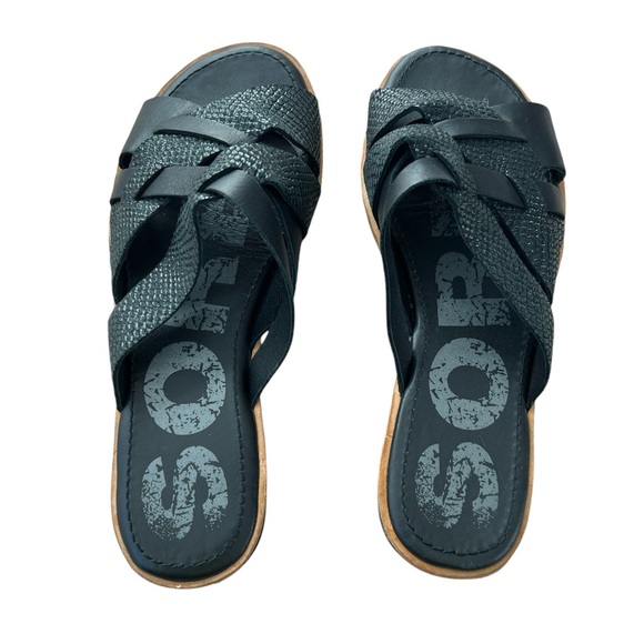 Sorel Ella Faux Leather Slides - Picture 3 of 7